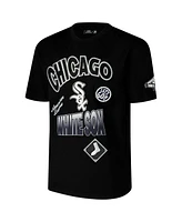 Pro Standard Men's Black Chicago White Sox Turn It Up Dropped Shoulder T-Shirt