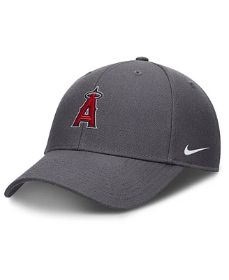 Nike Men's Gray Los Angeles Angels Club Performance Adjustable Hat
