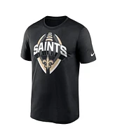 Nike Men's Black New Orleans Saints Legend Icon Performance T-Shirt