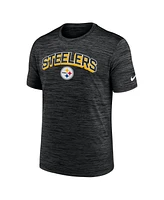 Nike Men's Black Pittsburgh Steelers Velocity Performance T-Shirt