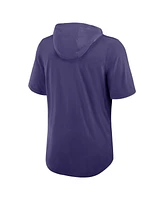 Nike Men's Purple Baltimore Ravens Lockup Tri-Blend Hoodie T-Shirt