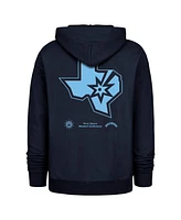 '47 Brand Men's Navy San Antonio Spurs 2024/25 City Edition Double Crossover Foundation Pullover Hoodie