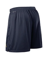 Jordan Men's Navy/Maize Michigan Wolverines 2025 Sideline Reversible Performance Shorts