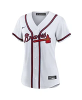 Nike Women's Marcell Ozuna White Atlanta Braves Home Replica Jersey