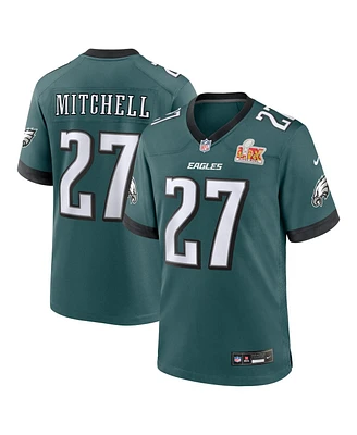 Nike Men's Quinyon Mitchell Midnight Green Philadelphia Eagles Super Bowl Lix Game Player Jersey
