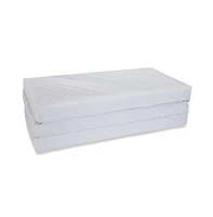 Multi-Use Waterproof Folding Portable Crib Mattress/Play Mat with Travel Carry Case, 1.5"