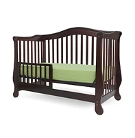 L A Baby The Brentwood 4 in 1 Convertible Full Sized Wood Crib