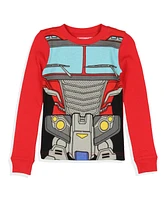 Transformers Toddler Boys Optimus Prime 2 Piece Tight Fit Long Sleeve Pajama Set