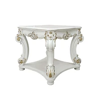 Contemporary Square End Table with Manufactured Wood Finish