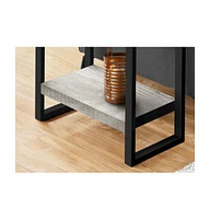 End Table with Shelf – Practical Storage and Display Table for Home Decor