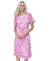 Dkny Women's Abstract-Print Midi Dress