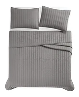 Brooklyn Loom Oversized Cotton Percale 3-Pc. Quilt Set