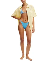 Cotton On Women's The Essential Short-Sleeve Beach Shirt