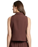 Jones New York Women's Double-Breasted Notched-Lapel Vest