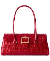 Brahmin Dayan Vanderbilt Embossed Leather Satchel