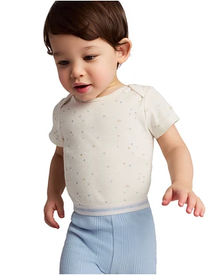 Calvin Klein Baby Boys 3-Piece Short Sleeve Bodysuits Set