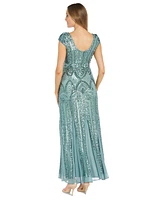 R & M Richards Women's Sequin Embellished Gown