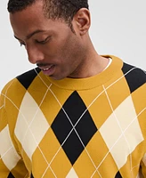 Club Room Men's Argyle Crewneck Sweater, Exclusively at Macy's
