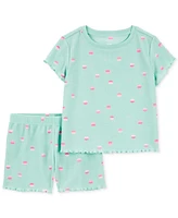 Carter's Toddler Girls 2-Pc. Cupcake Loose-Fit Pajamas