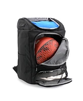 J World Athlete Backpack with Shoe Compartment Bat Holders and Night Visibility