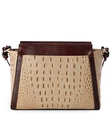 Brahmin Hillary Sandstorm Ladybird Extra Large Leather Crossbody Bag
