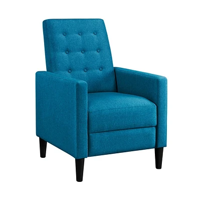 Yaheetech Mid-Century Fabric Reclining Sofa