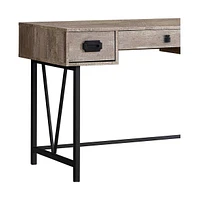 Three-Drawer Computer Desk with Storage for Office or Study – Space-Saving Design