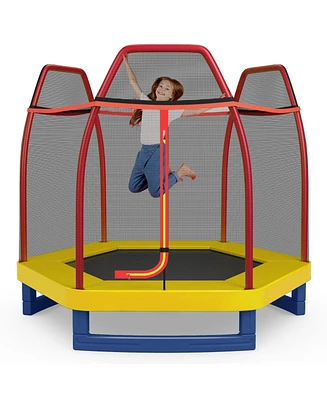 7 Feet Kids Recreational Bounce Jumper Trampoline
