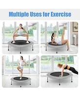 38 Inch Mini Folding Trampoline Portable Recreational Fitness Rebounder