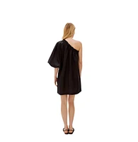 Labeca London Women's Florence Linen One Sleeve Dress
