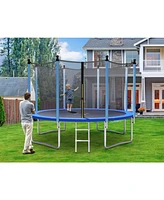 Outdoor Trampoline with Safety Closure Net