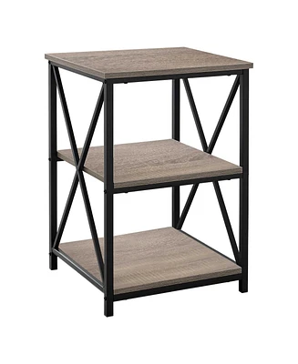 Minimalist Rectangular Metal Console or Side Table