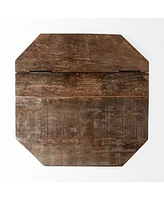 Solid Wood Accent Table – Perfect for Living Room or Nightstand Use