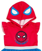 Marvel Spider-Man Girls Mesh Tulle Dress Blue Toddler| Child