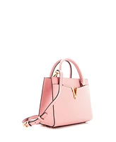 Pre-Owned Versace Medium Virtus Front Pocket Tote Leather