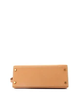 Pre-Owned Hermes Kelly 28 Handbag Brown Courchevel with Gold Hardware