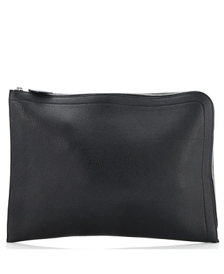 Pre-Owned Hermes Large Zip Around Document Holder Leather
