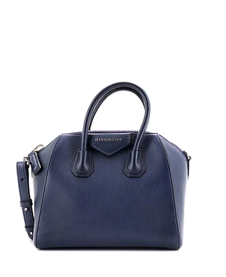Pre-Owned Givenchy Mini Antigona Bag Leather