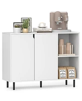 Sideboard Buffet Cabinet Kitchen Storage with Adjustable Shelves for Dining Room or Living Room