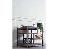 Handcrafted Solid Wood Square End Table