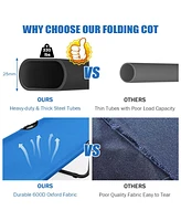 Outdoor Folding Camping Bed for Sleeping Hiking Travel