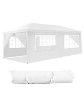 10 x 20 Feet 6 Sidewalls Canopy Tent with Carry Bag