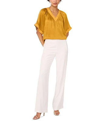 Vince Camuto Women's Flowy V-Neck Blouse