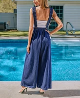 Cupshe Women's Sweet Dreams Blue Jumpsuit