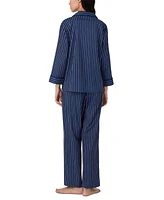 Lauren Ralph Women's 3/4-Sleeve Ankle Pajama Set
