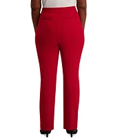 Kasper High-Rise Pull-On Rivet Pants, Regular & Plus
