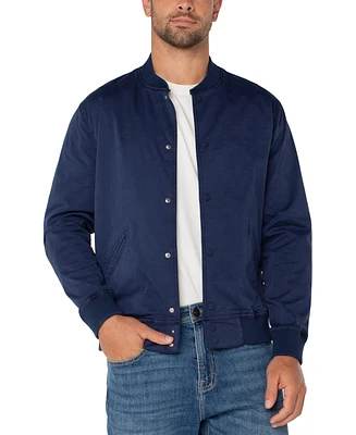 Liverpool Los Angeles Men's Snap Front Bomber Jacket