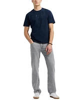 Men's Tomba Short Sleeve Crewneck Raised Logo Graphic T-Shirt