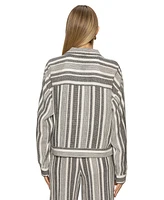 Sanctuary Women's Shoreside Cotton Button-Front Jacket