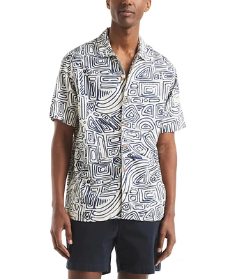 Beach Boys x Nautica Men's Printed Camp Shirt